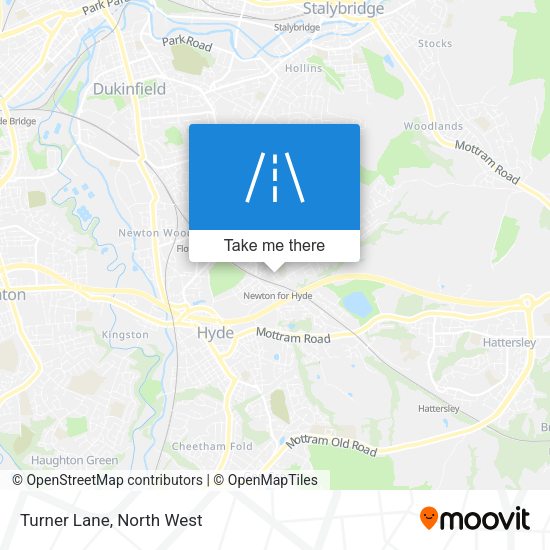 Turner Lane map