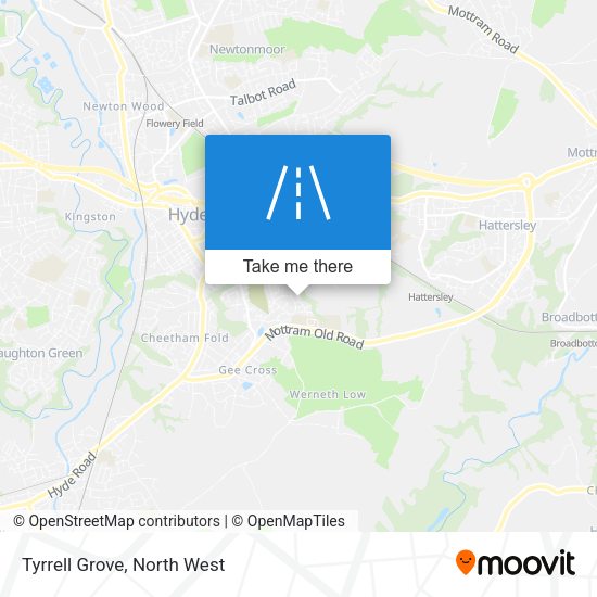 Tyrrell Grove map