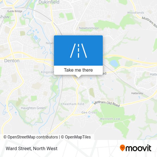 Ward Street map