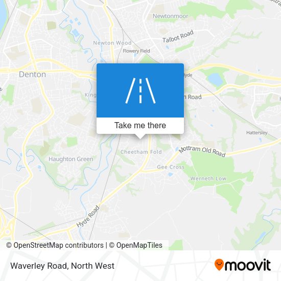 Waverley Road map