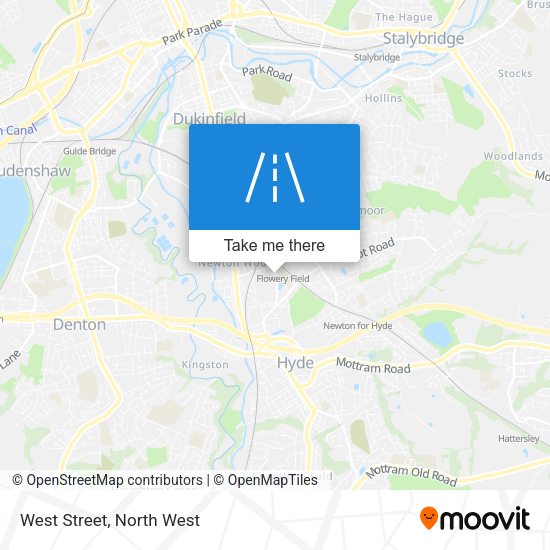 West Street map