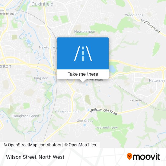 Wilson Street map