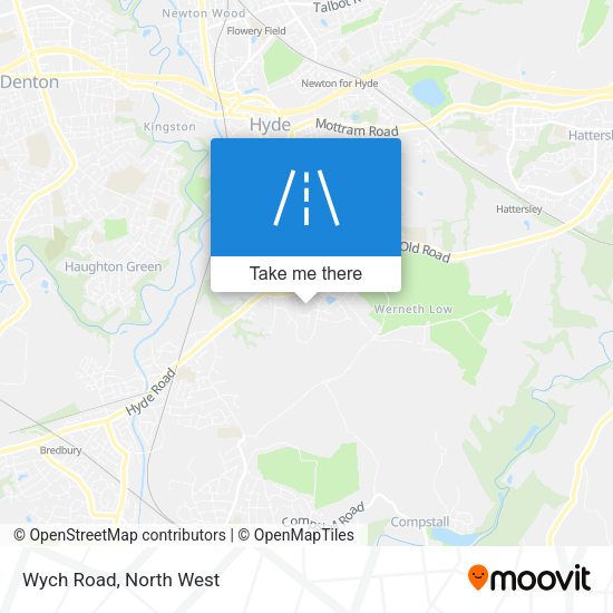 Wych Road map