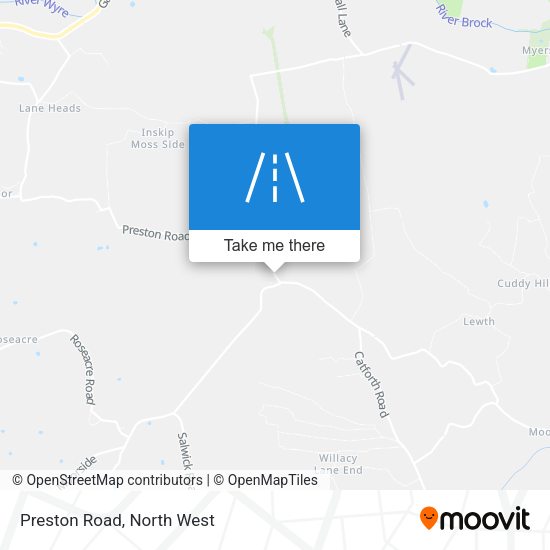 Preston Road map