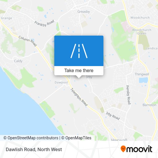 Dawlish Road map