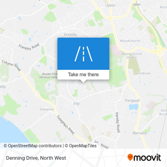 Denning Drive map