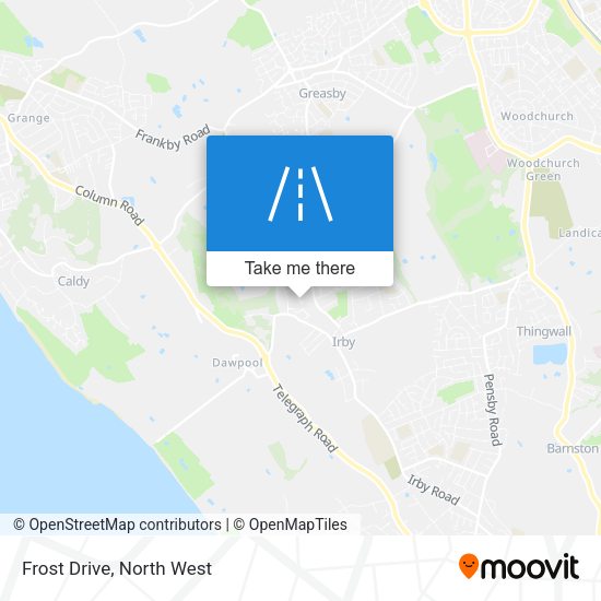 Frost Drive map