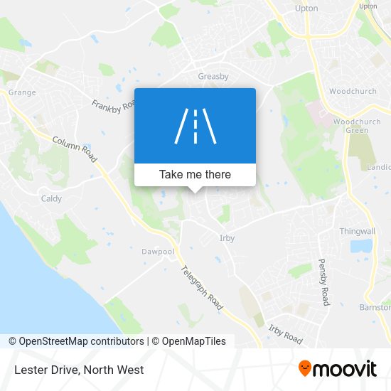 Lester Drive map