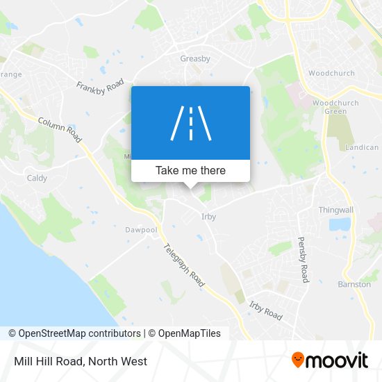 Mill Hill Road map