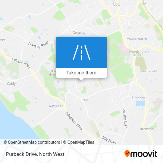 Purbeck Drive map
