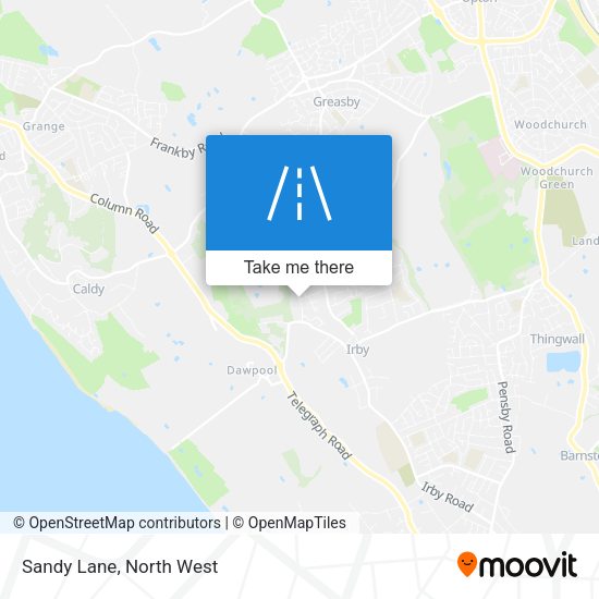 Sandy Lane map