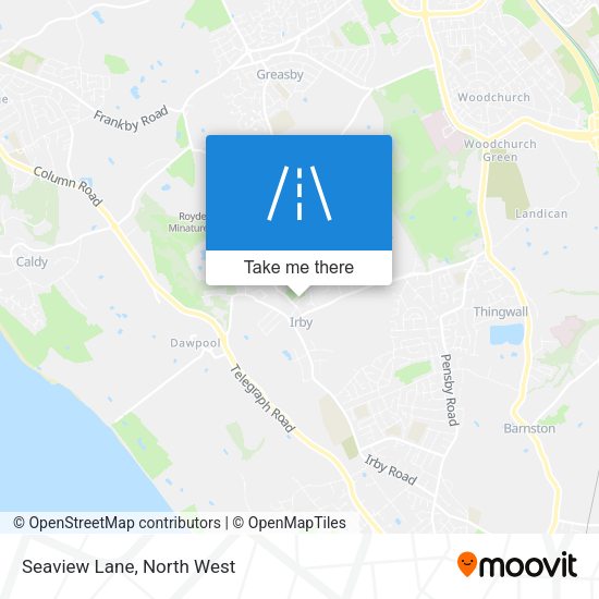 Seaview Lane map