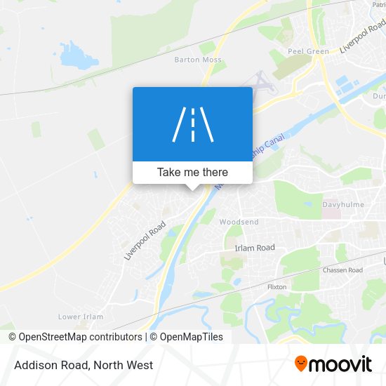 Addison Road map