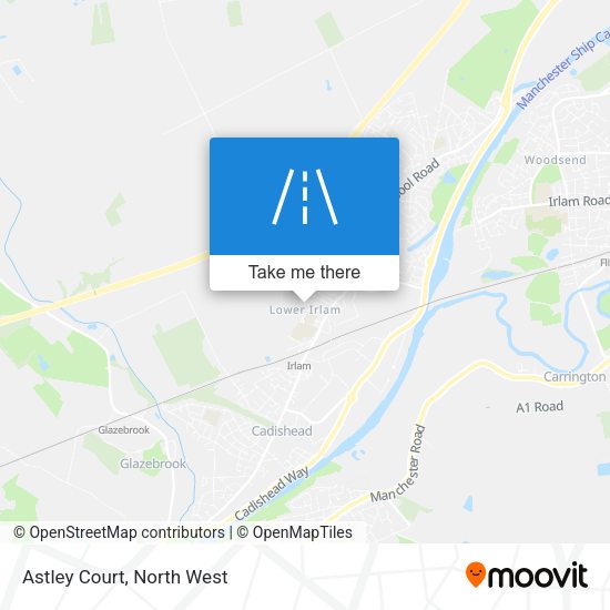 Astley Court map