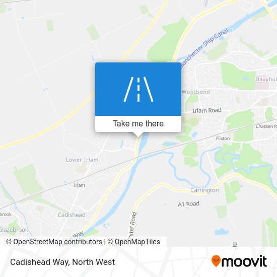 Cadishead Way map