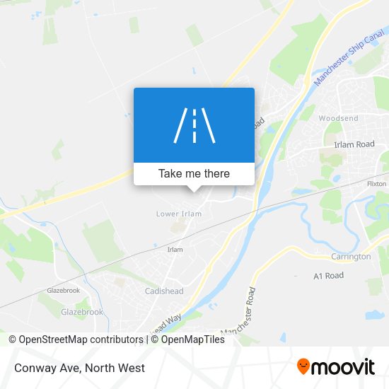 Conway Ave map
