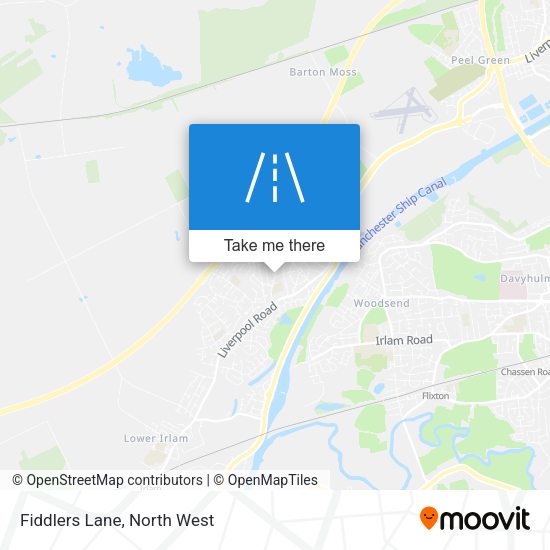 Fiddlers Lane map