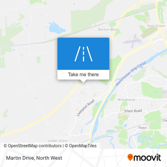Martin Drive map