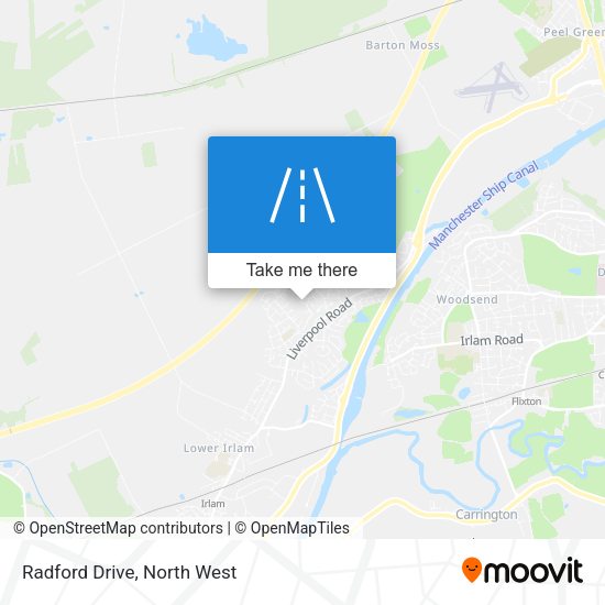 Radford Drive map