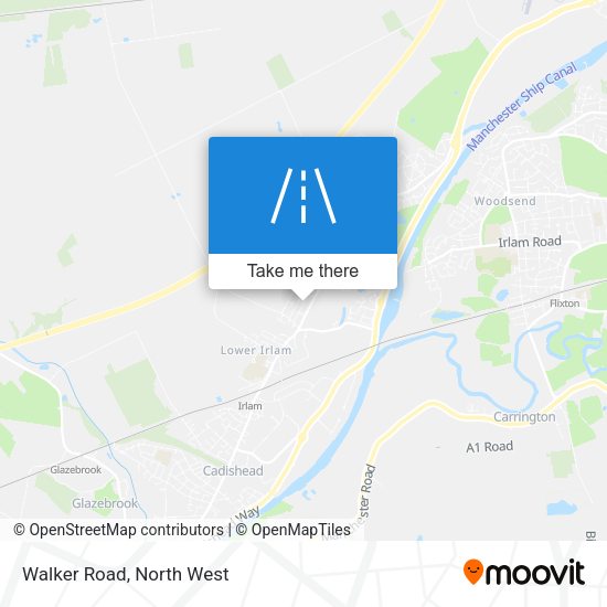 Walker Road map