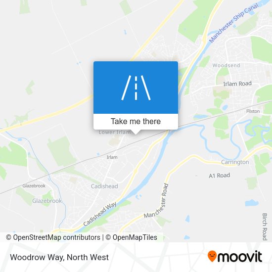 Woodrow Way map