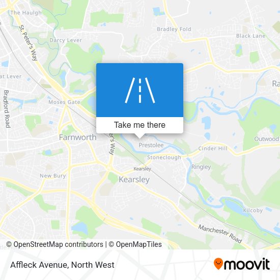 Affleck Avenue map