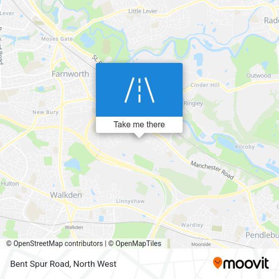 Bent Spur Road map