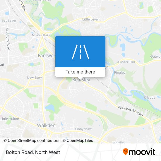 Bolton Road map
