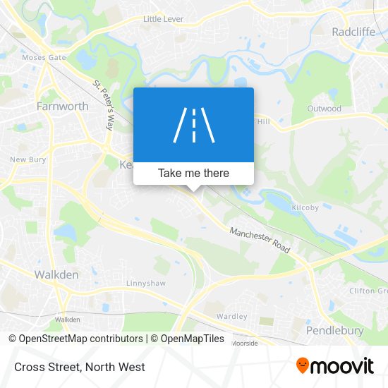Cross Street map