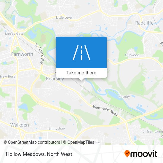 Hollow Meadows map