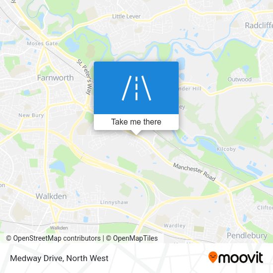 Medway Drive map