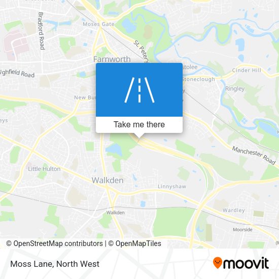 Moss Lane map