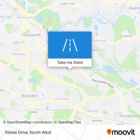 Ribble Drive map