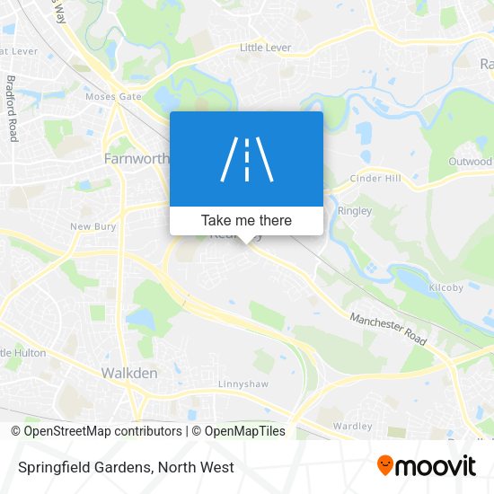 Springfield Gardens map
