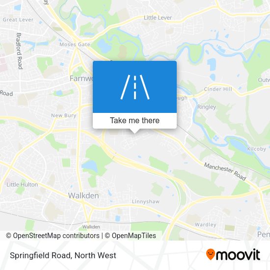 Springfield Road map