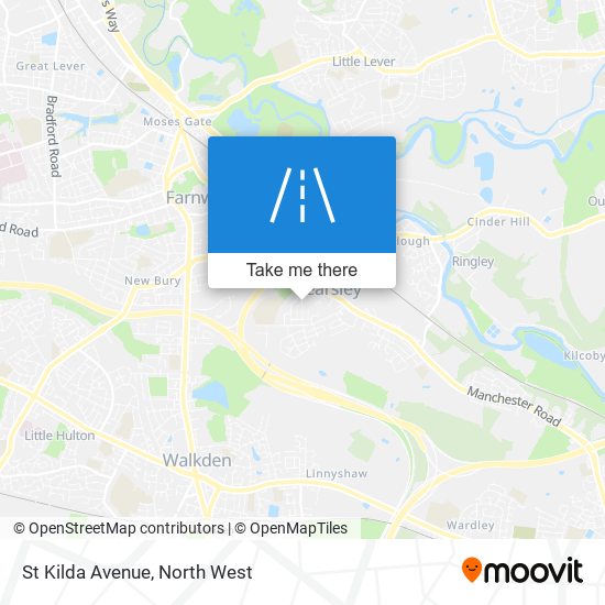 St Kilda Avenue map