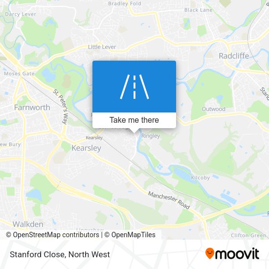 Stanford Close map