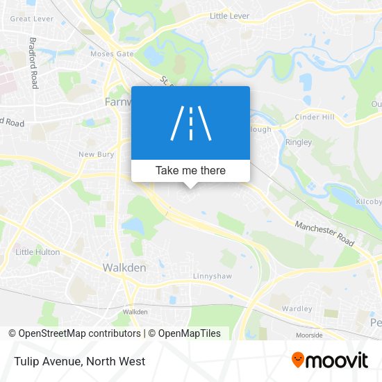 Tulip Avenue map