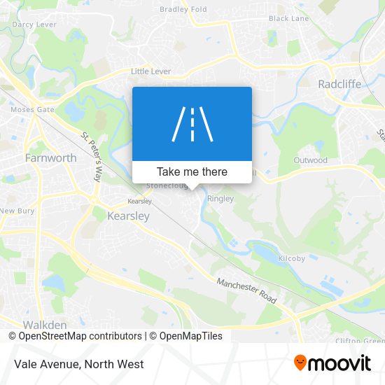 Vale Avenue map