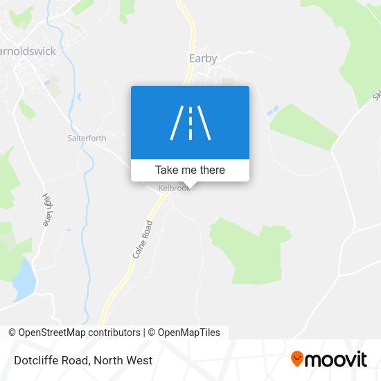 Dotcliffe Road map