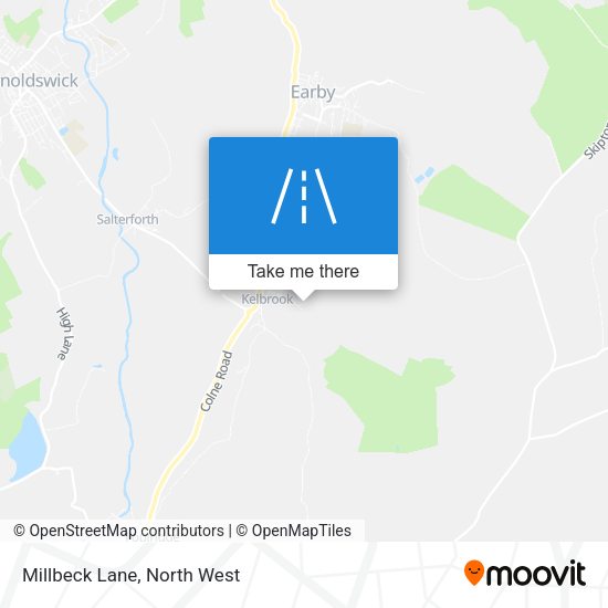 Millbeck Lane map