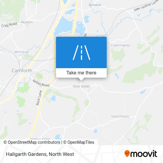 Hallgarth Gardens map
