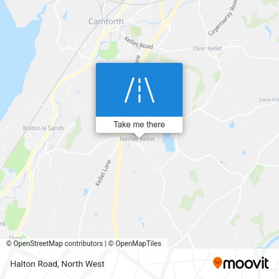 Halton Road map