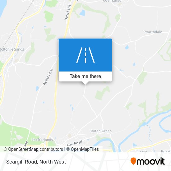 Scargill Road map