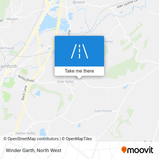 Winder Garth map