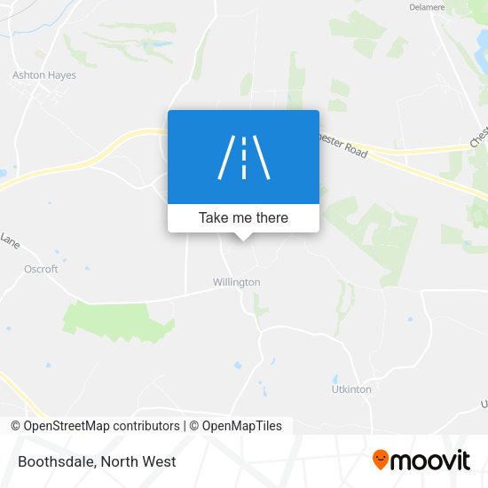 Boothsdale map