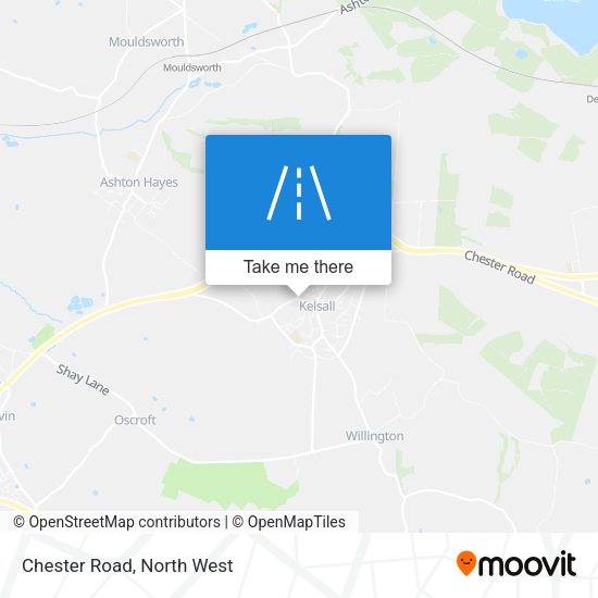 Chester Road map