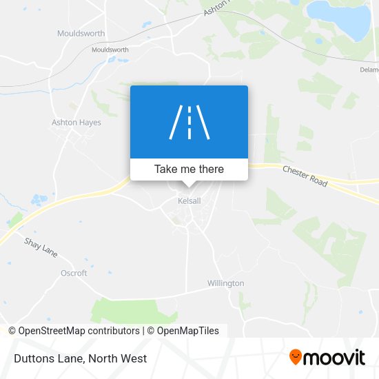 Duttons Lane map
