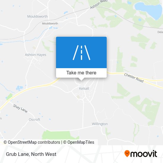 Grub Lane map
