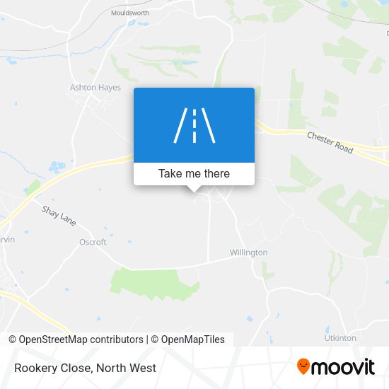 Rookery Close map